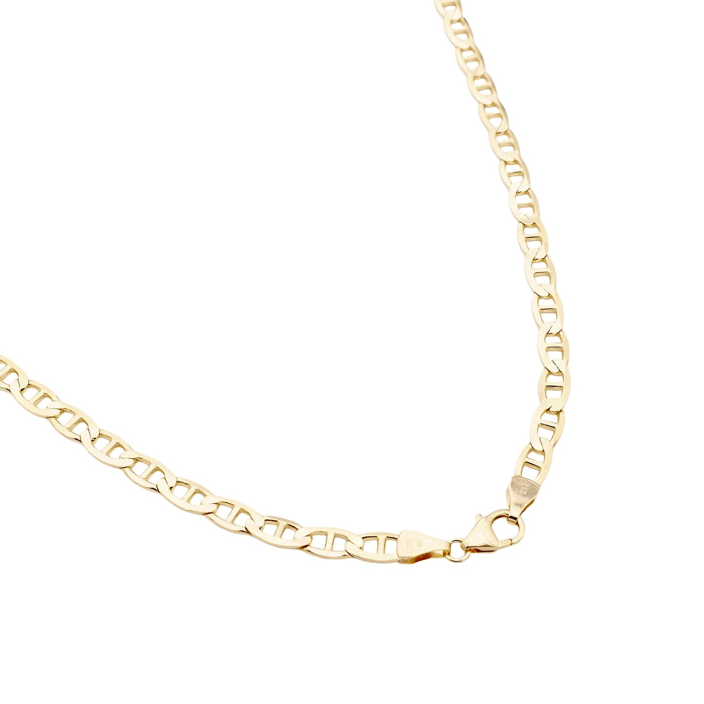 Figaro Panzer Halsgoldkette in 585er Gold