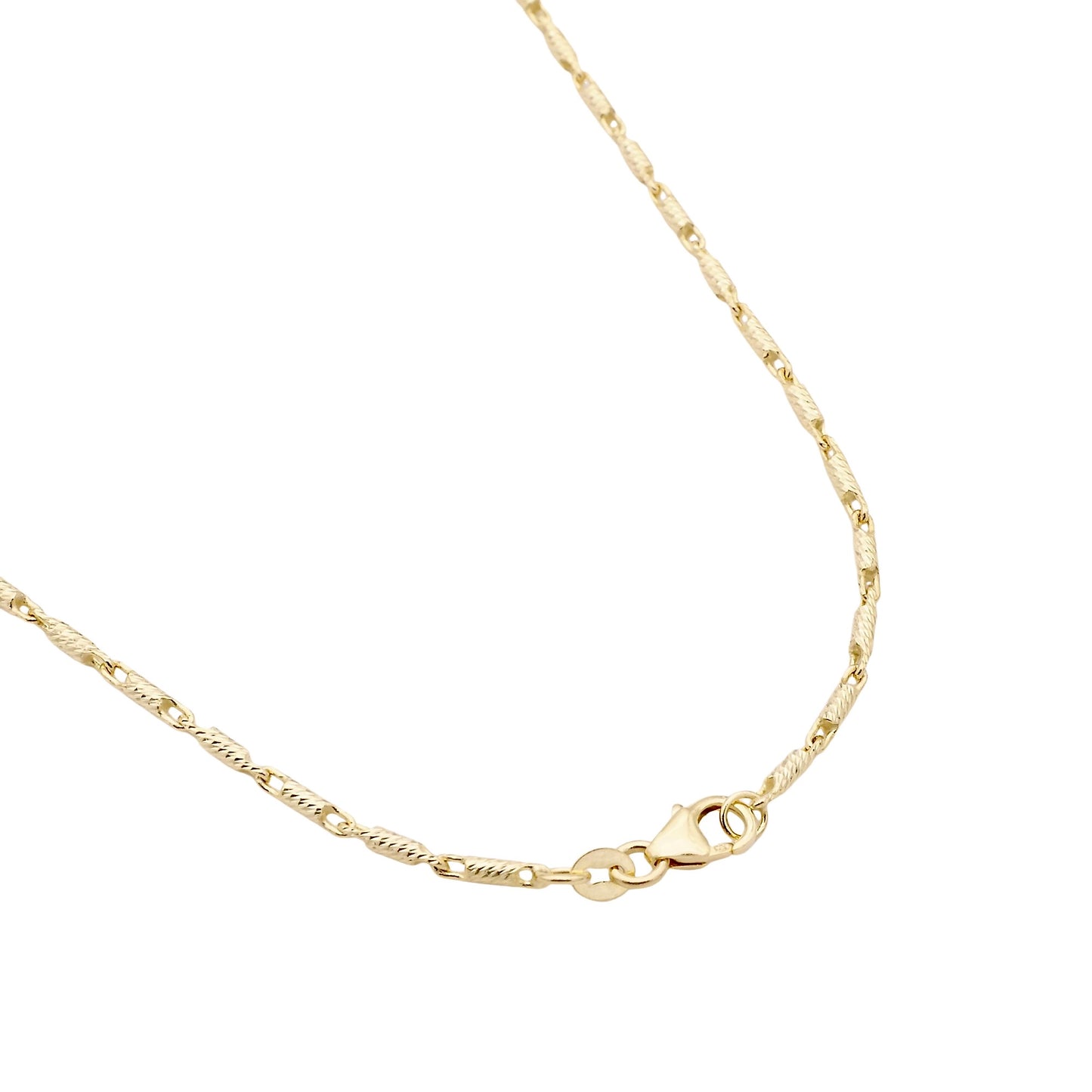 Glieder Halsgoldkette in 585er Gold