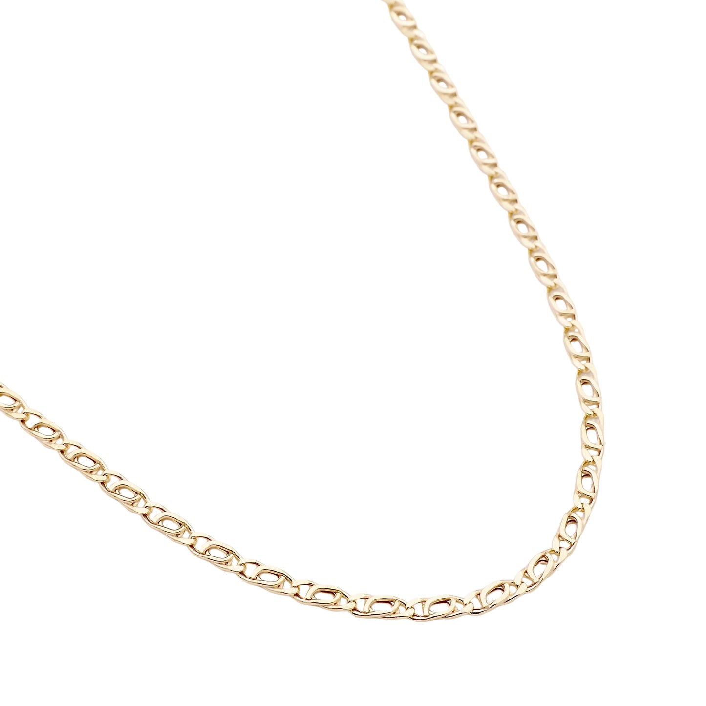 Panzerkette Halskette Goldkette in 585 Gold