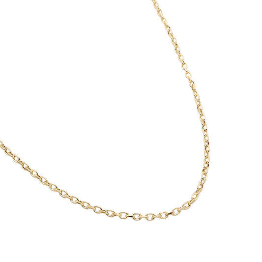 Echtgold Anker Halskette in 585 Gold