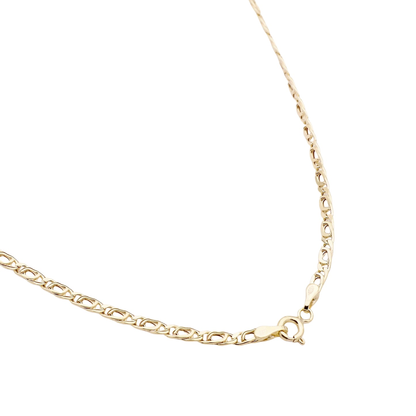 Panzerkette Halskette Goldkette in 585 Gold