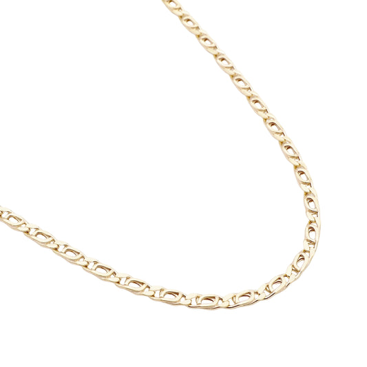 Figaro Panzer Halsgoldkette in 585er Gold