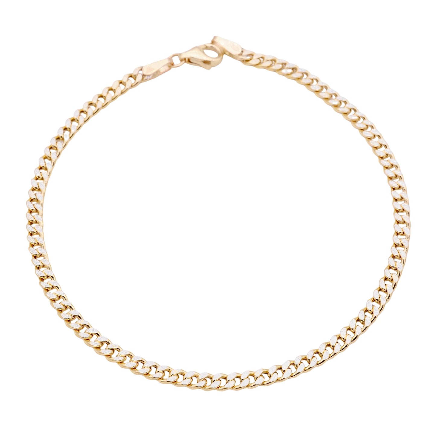 Panzerarmband in 585er Gold