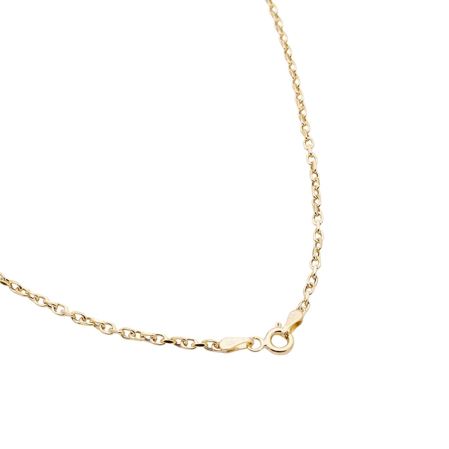 Echtgold Anker Halskette in 585 Gold