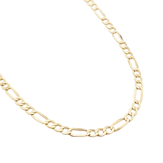 Figaro Panzer Halsgoldkette in 585er Gold