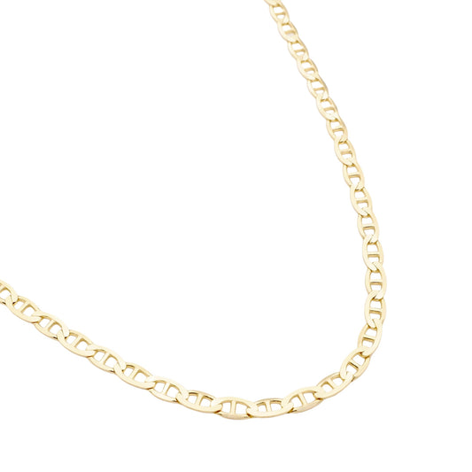 Figaro Panzer Halsgoldkette in 585er Gold