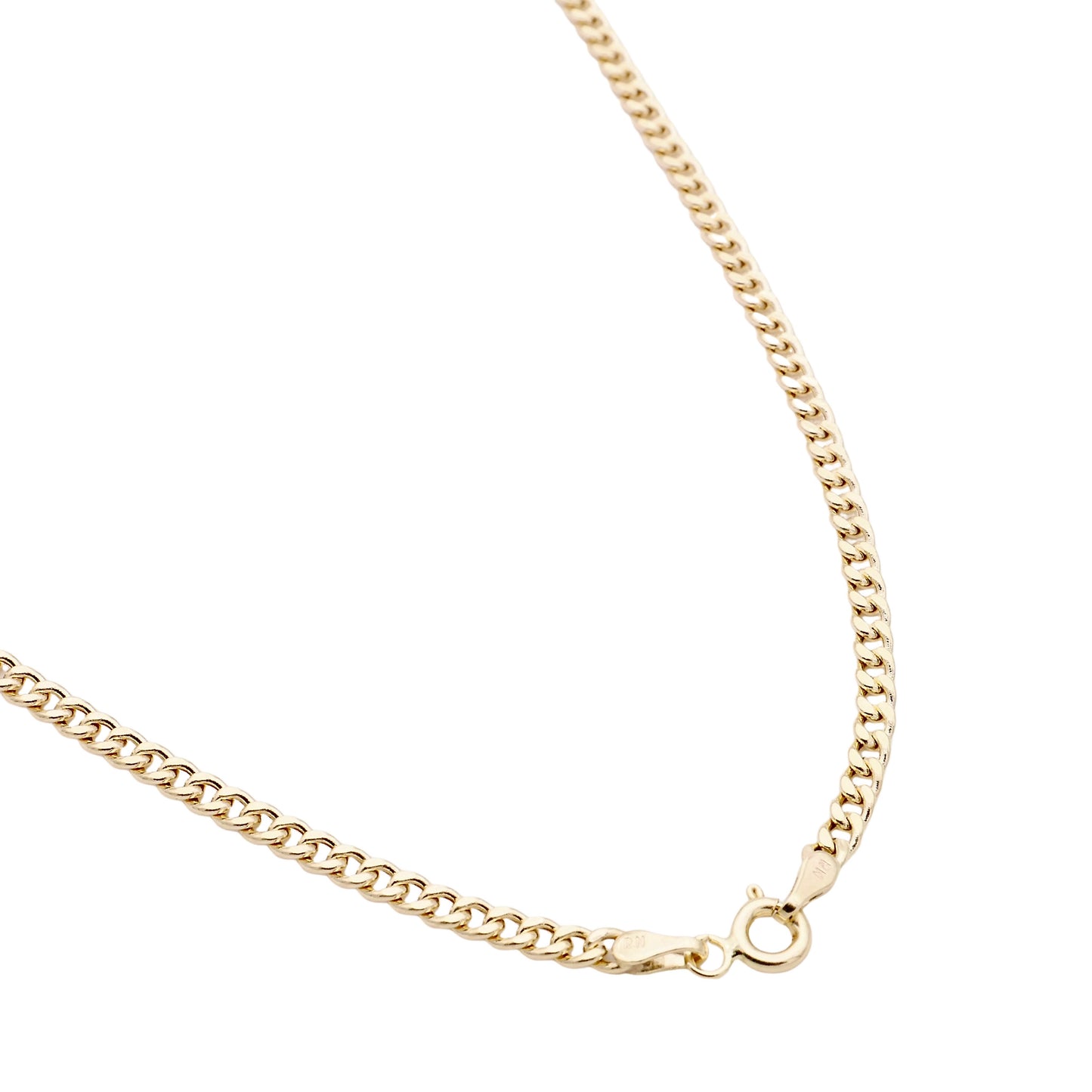 Panzer Halsgoldkette in 585er Gold