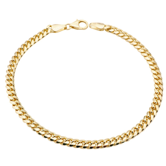 Panzerarmband in 585er Gold