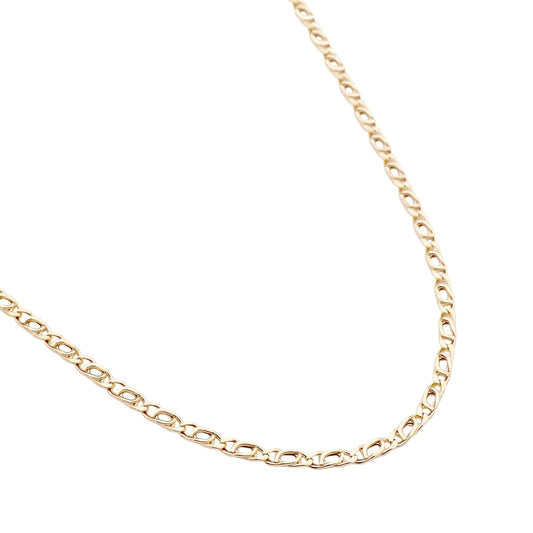 Panzerkette Halskette Goldkette in 585 Gold