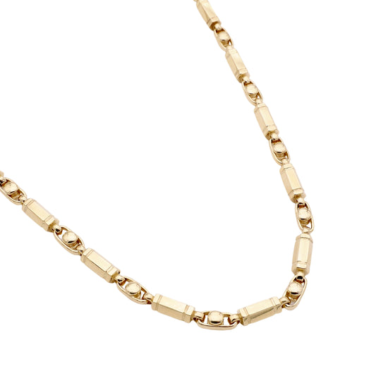 Glieder Halsgoldkette in 585er Gold