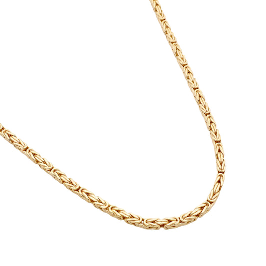 Königskette Halsgoldkette in 585er Gold