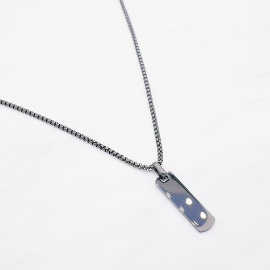 Stepson.Halskette Gold – 55 cm | Edelstahl Black