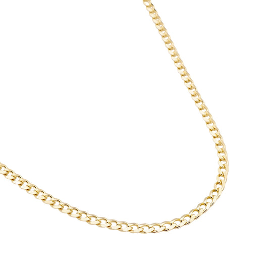 Panzer Halsgoldkette in 585er Gold