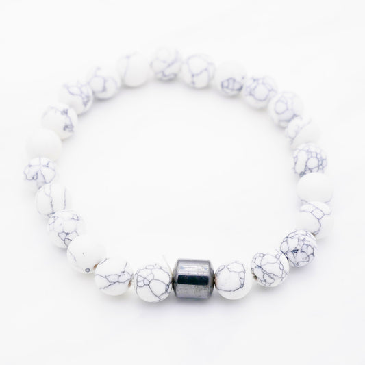 Stepson. Stein Armband Magnesit